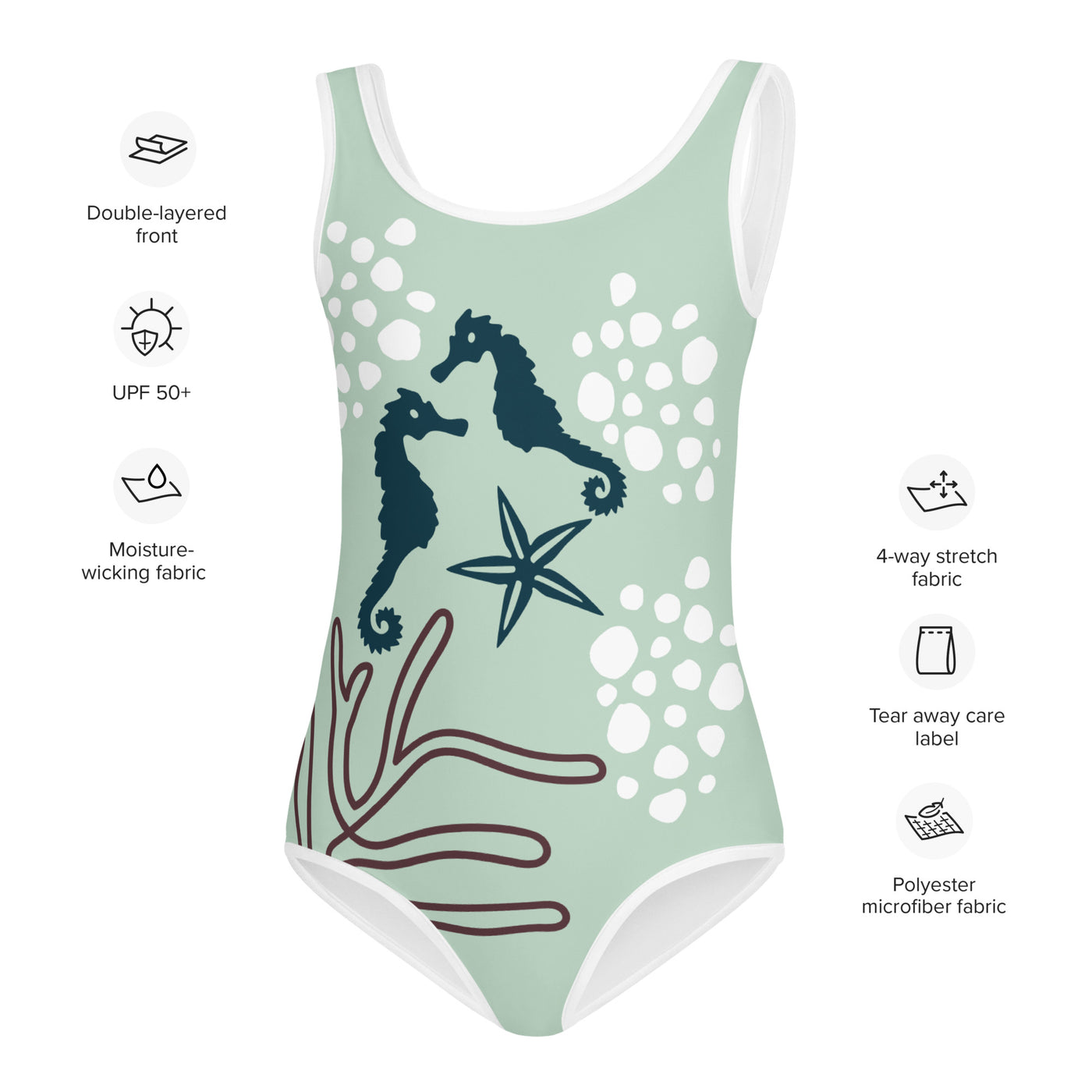 All-Over Print Kids Swimsuit