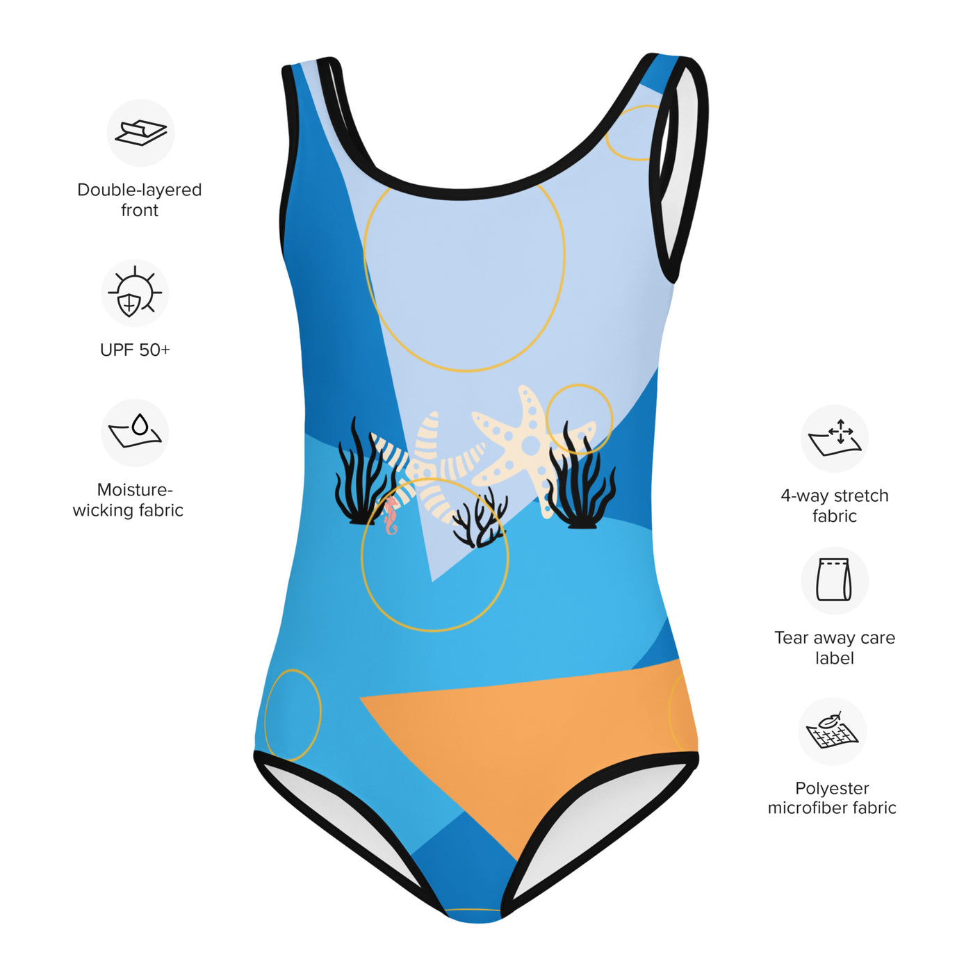 All-Over Print Kids Swimsuit