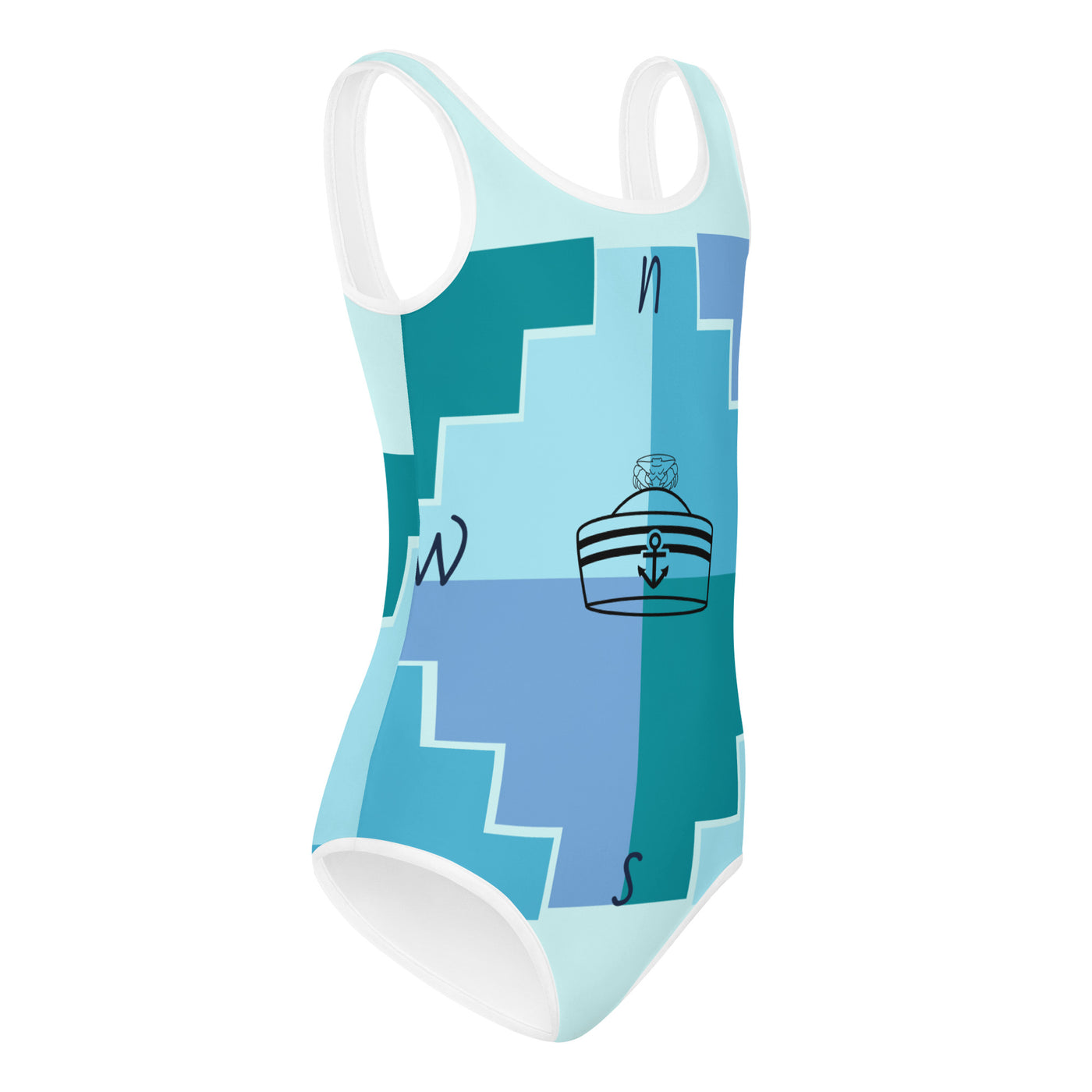 All-Over Print Kids Swimsuit