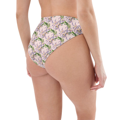 Recycled high-waisted bikini bottom