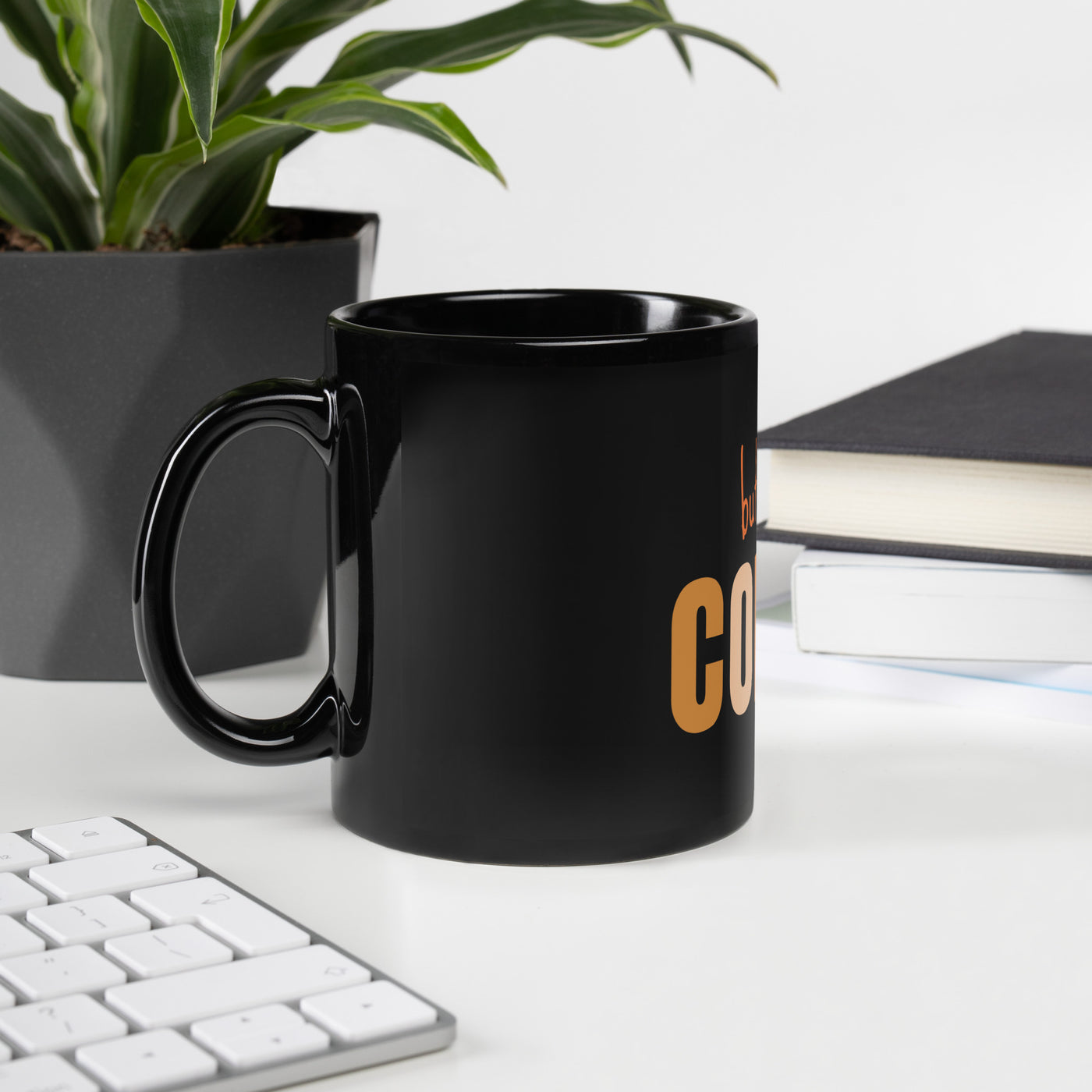 Black Glossy Mug