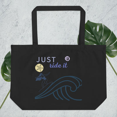 Large organic tote bag