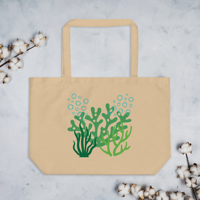 Large organic tote bag