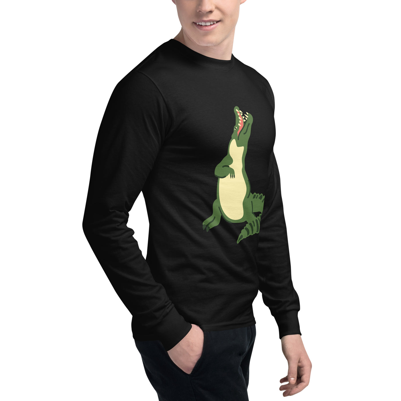 Men's Champion Crocodile Long Sleeve Shirt