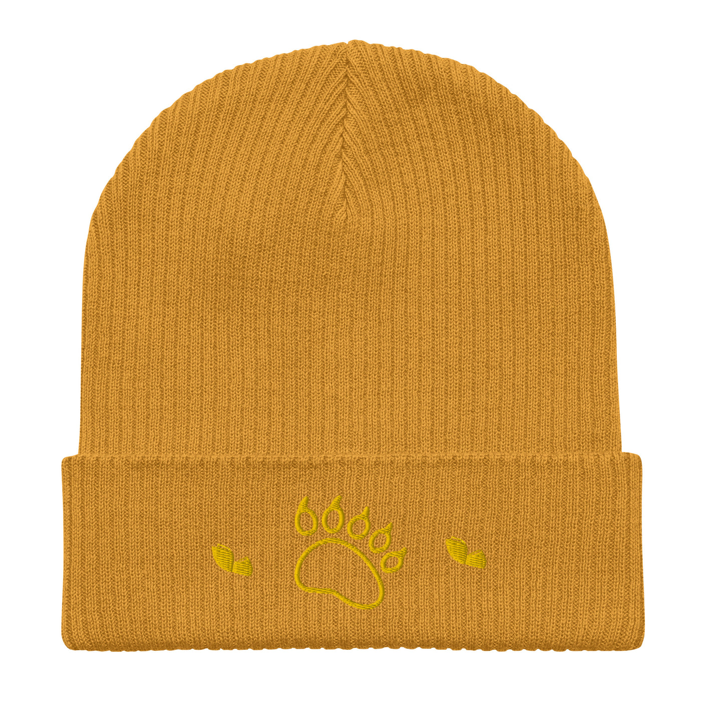 Organic ribbed beanie