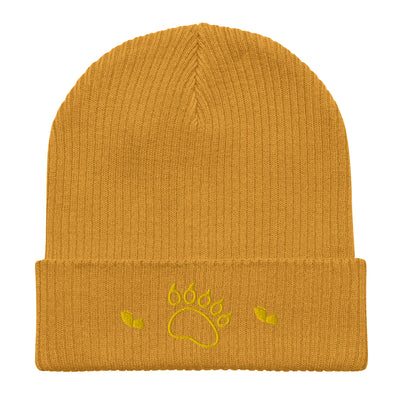 Organic ribbed beanie