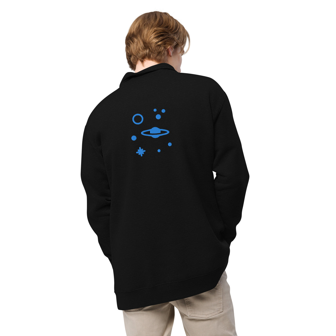 Unisex fleece pullover galaxy