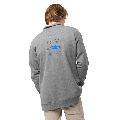 Unisex fleece pullover galaxy