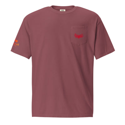 Unisex garment-dyed pocket t-shirt