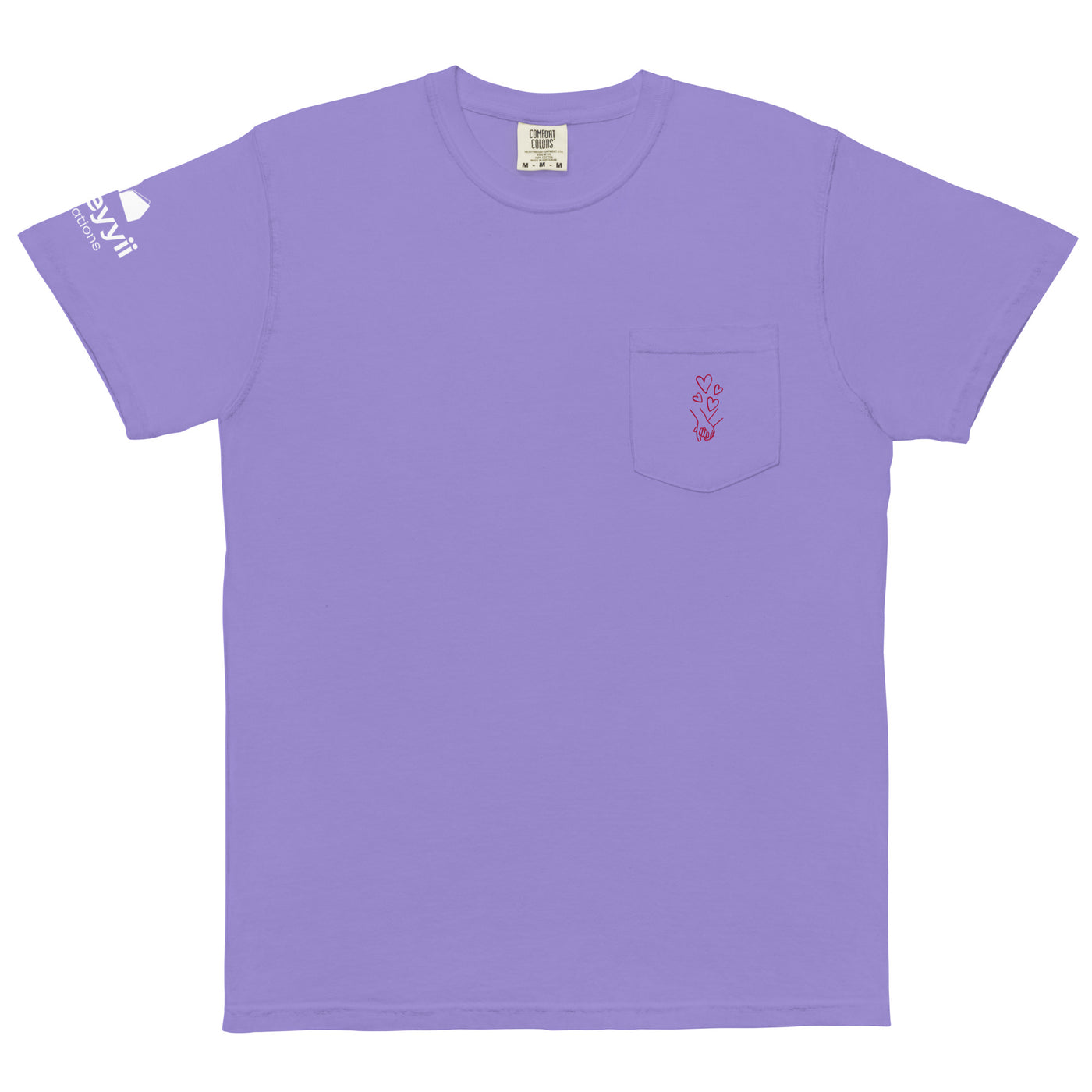 Unisex garment-dyed pocket t-shirt