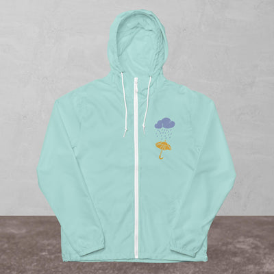 Unisex lightweight zip up windbreaker