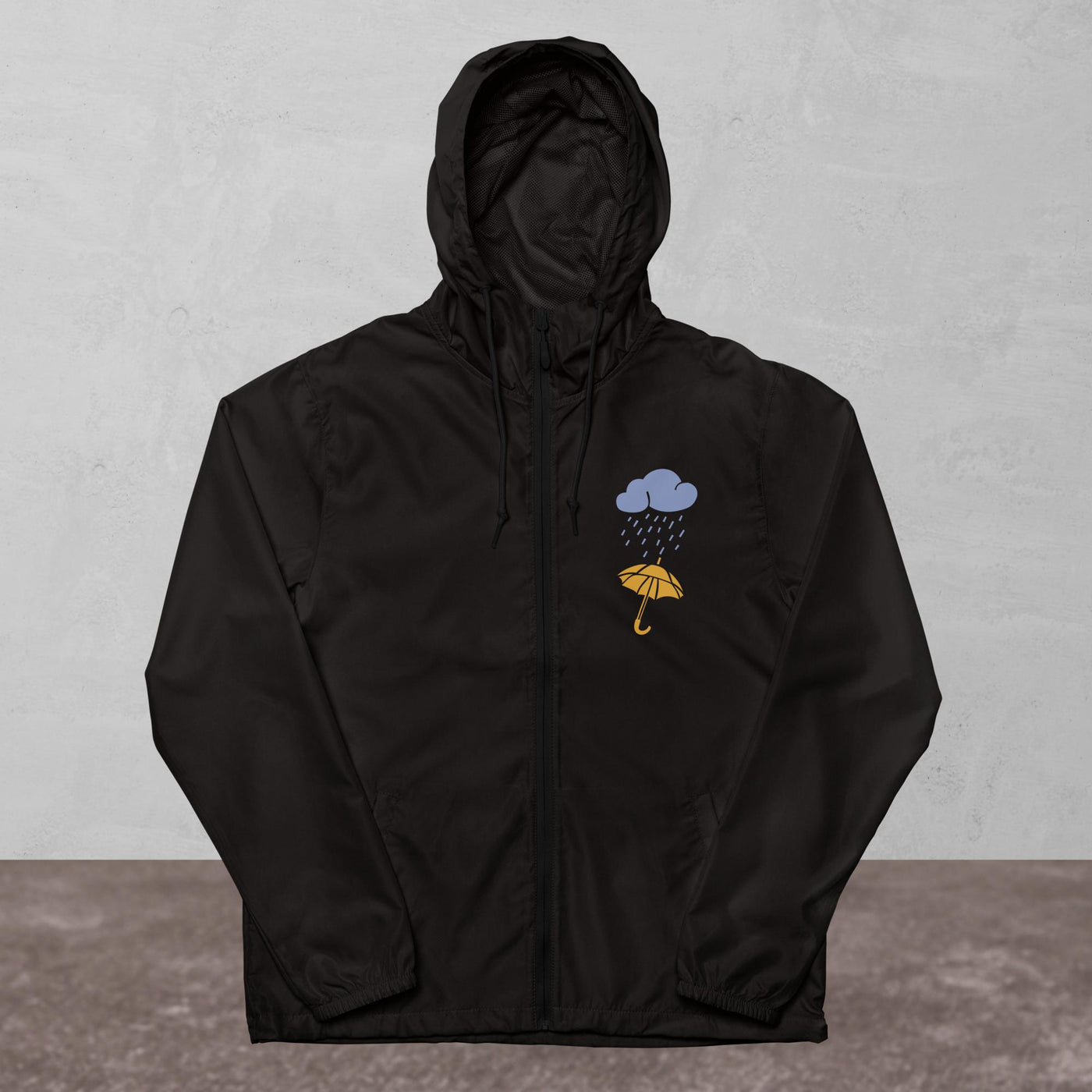 Unisex lightweight zip up windbreaker