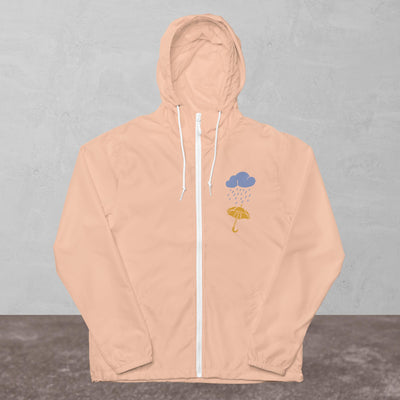 Unisex lightweight zip up windbreaker