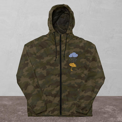 Unisex lightweight zip up windbreaker