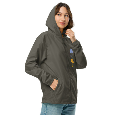 Unisex lightweight zip up windbreaker