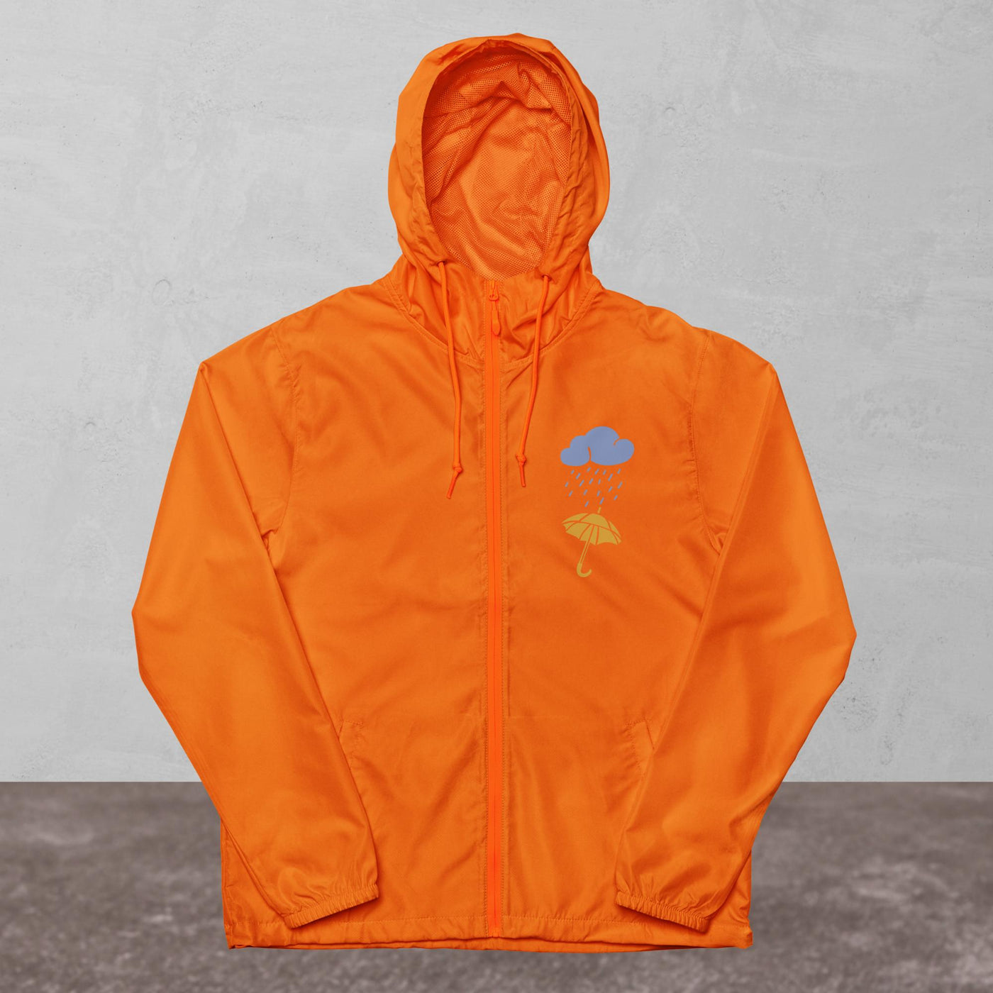 Unisex lightweight zip up windbreaker