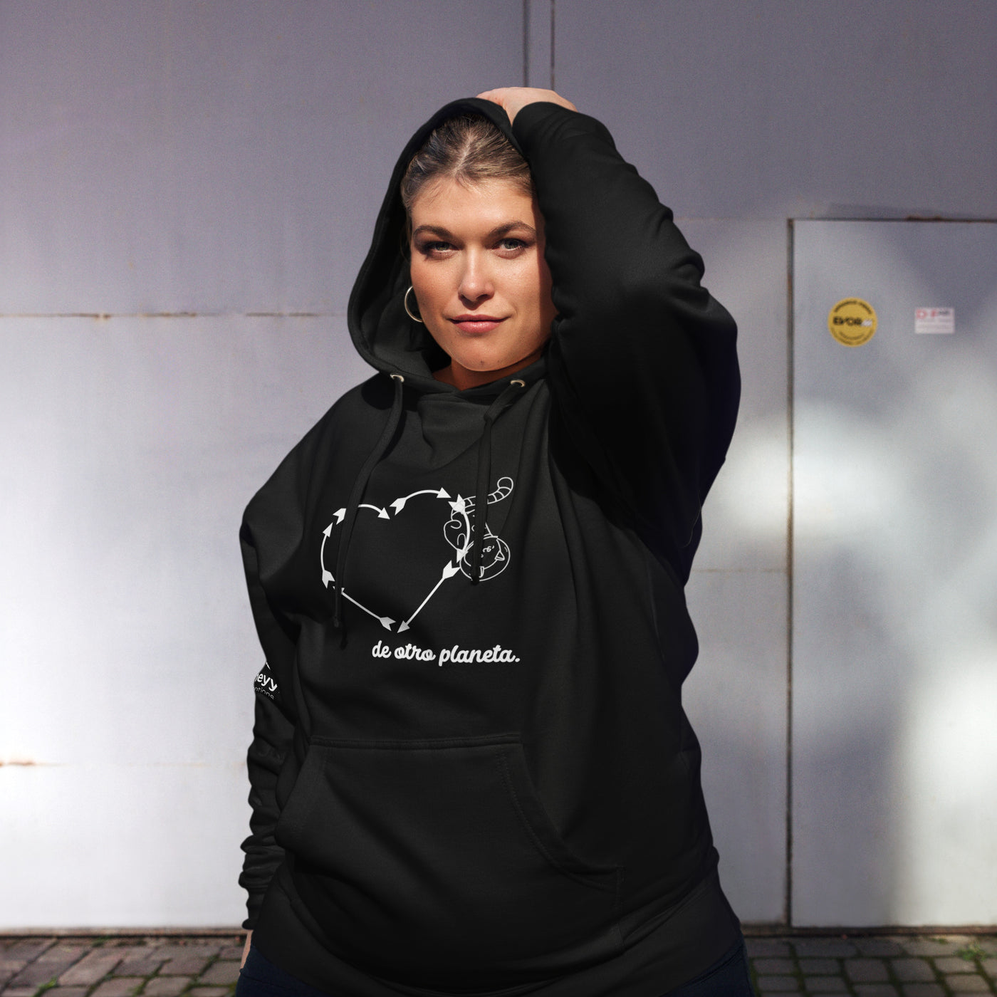 Unisex midweight love hoodie