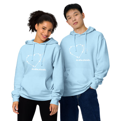 Unisex midweight heart hoodie