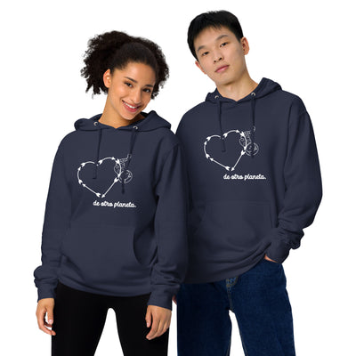 Unisex midweight heart hoodie