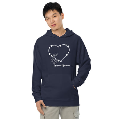 Unisex midweight love hoodie