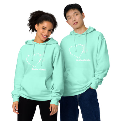 Unisex midweight heart hoodie