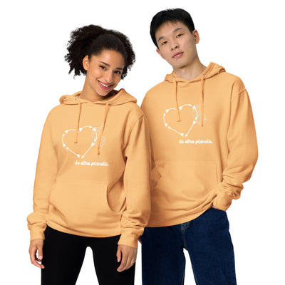 Unisex midweight heart hoodie