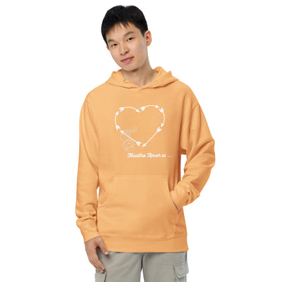 Unisex midweight love hoodie