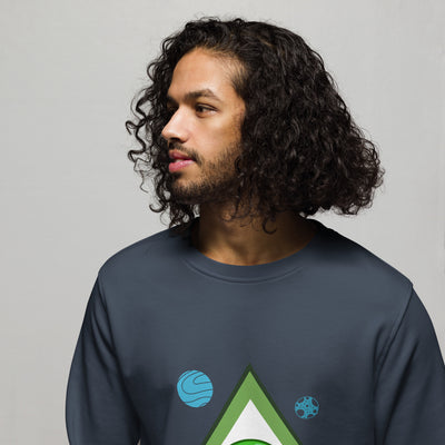 Unisex organic alien sweatshirt