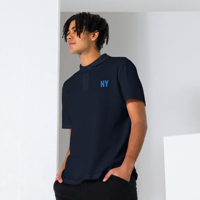 Unisex pique polo shirt NY