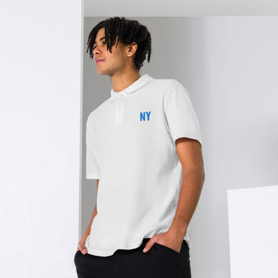 Unisex pique polo shirt NY