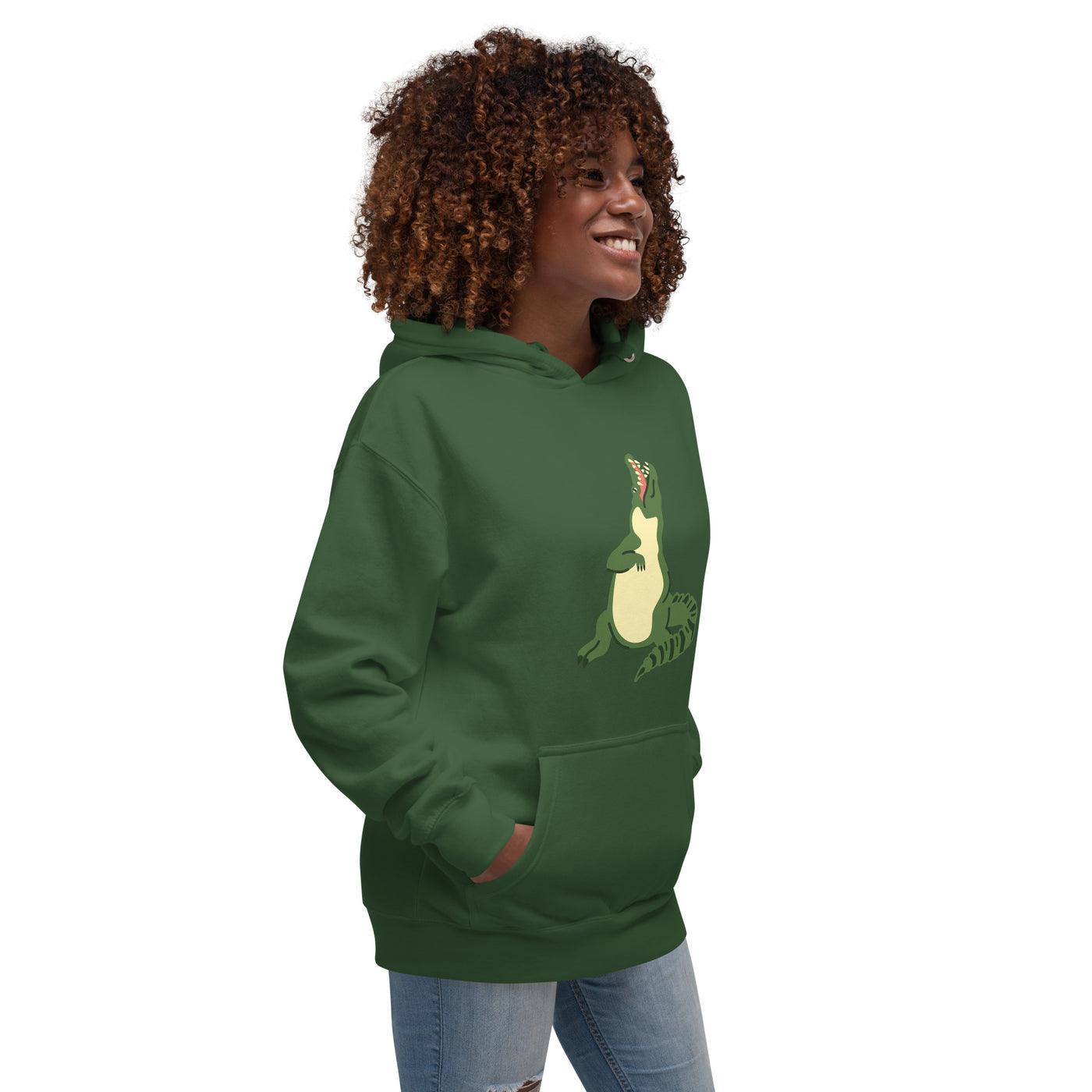 Unisex Crocodile Hoodie