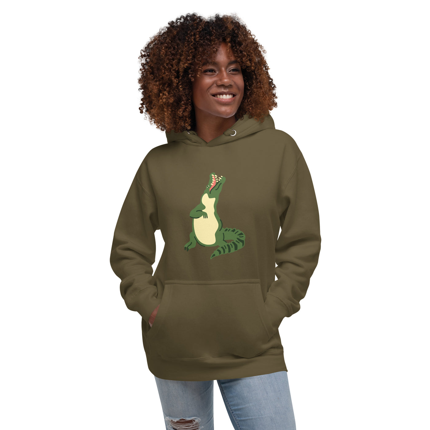 Unisex Crocodile Hoodie