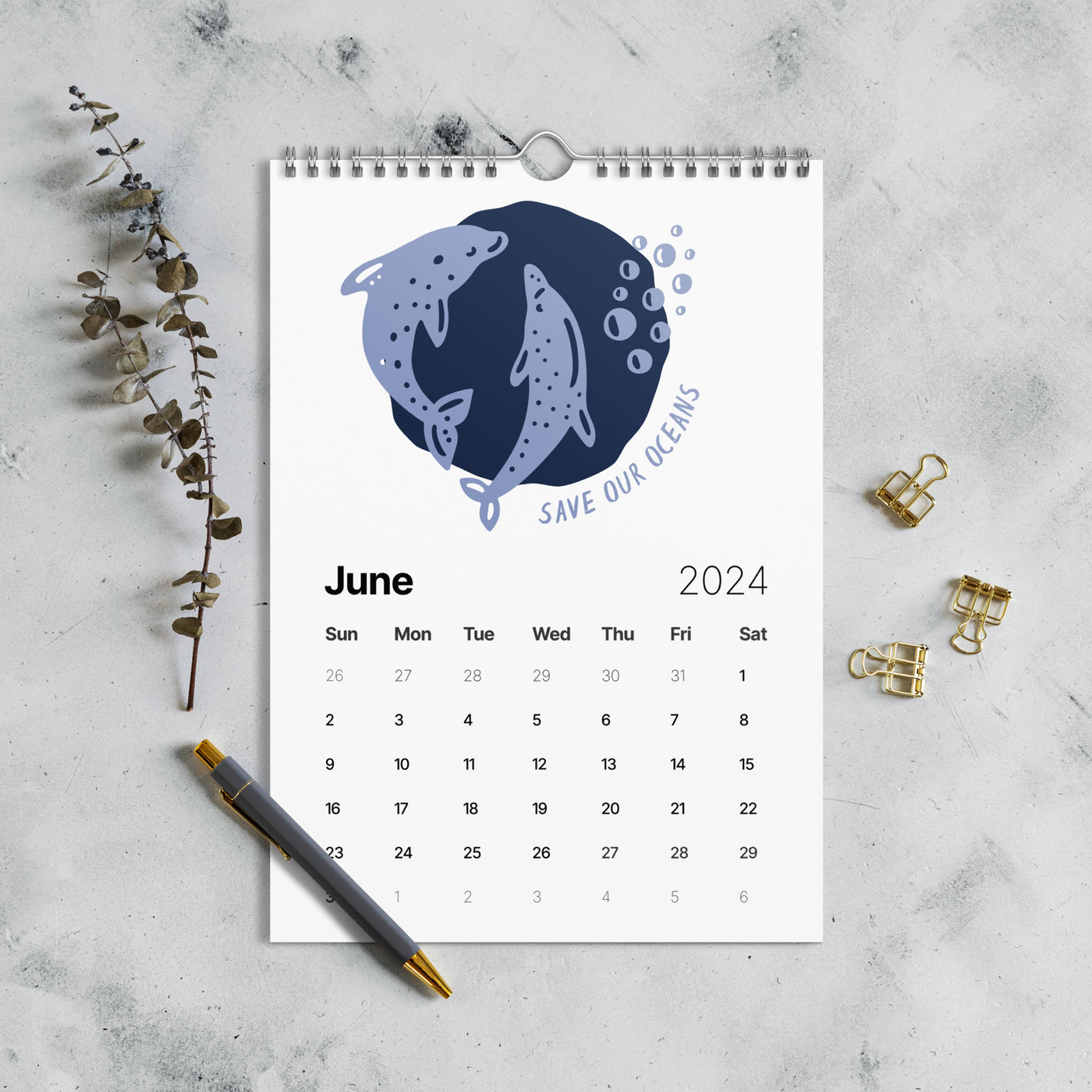 Wall calendar (2024)